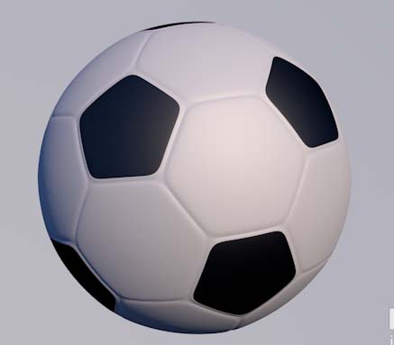 C4D怎么绘制一个立体逼真的足球模型?