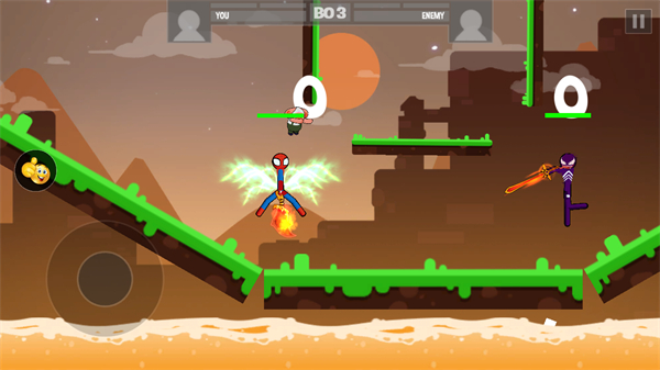 蜘蛛火柴人格斗免广告