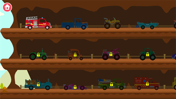 闪电赛车解锁全部车俩