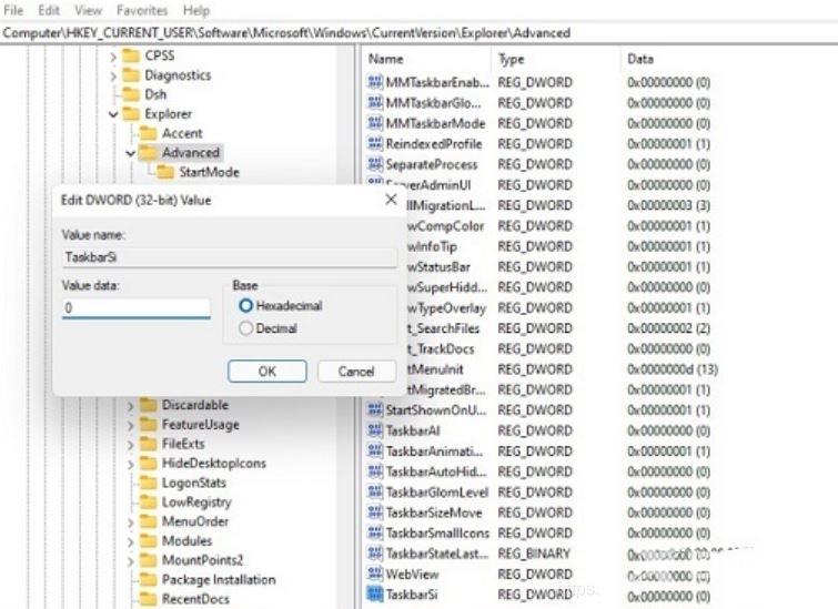 win11任务栏大小无法完成怎么办?win11任务栏大小无法完成问题解析