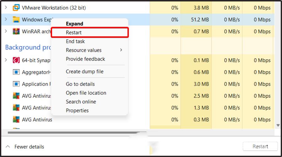 Win11任务管理器里没有windows资源管理器解决方法
