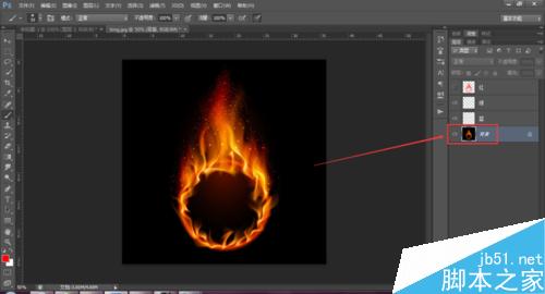 如何对火焰抠图（通道抠图法）