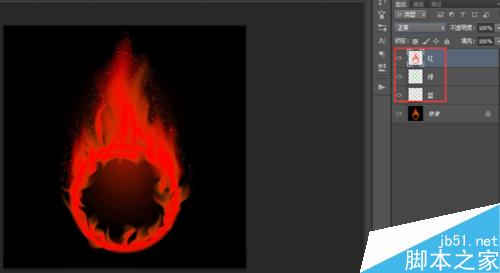 如何对火焰抠图（通道抠图法）