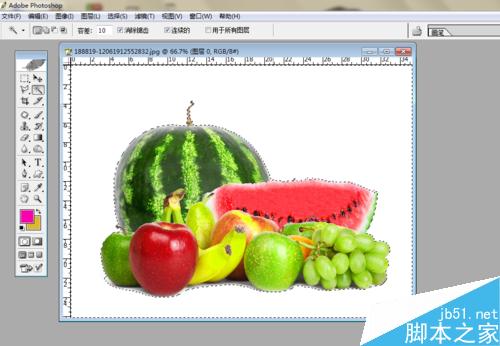 一招教你PS迅速抠图换背景