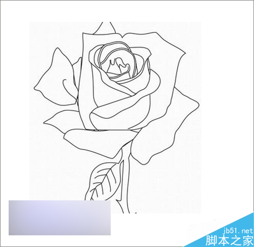 ps如何把简笔画中的线条快速的抠出?