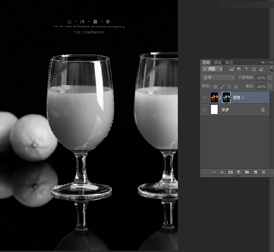 Photoshop巧用图层蒙板抠出透明物体,PS教程,思缘教程网