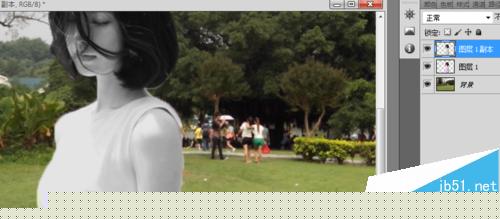 PS人物抠图、颜色更换及增加清晰度方法