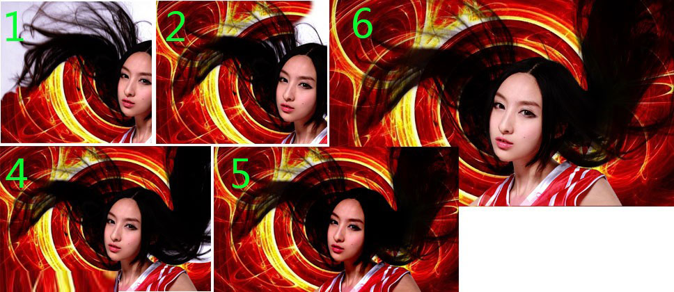photoshop发丝抠图教程:美女人像头发丝抠图处理技巧