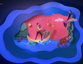 C4D如何绘制3D插画?C4D绘制3D风格的插画教程