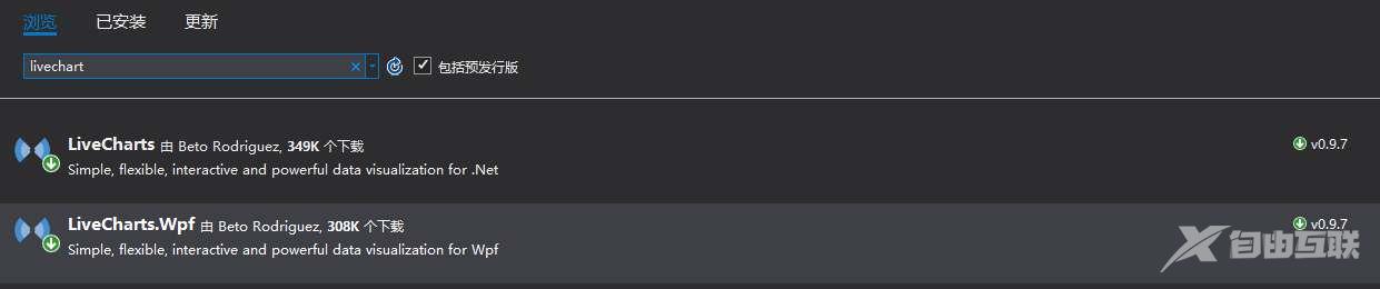 WPF图表LiveChart使用详解