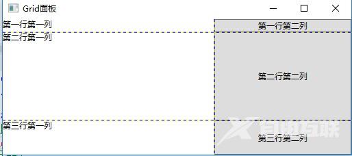 WPF使用Grid网格面板布局