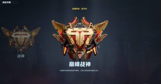 逆战未来段位等级划分