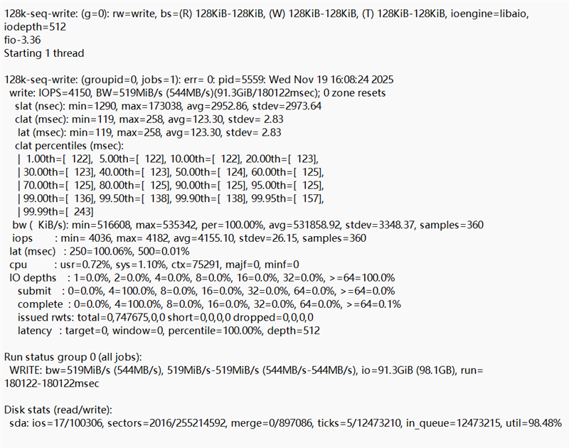 企业级SATA SSD天花板！长江存储SE006 960GB评测：持续3天高负荷测试 全程稳定读写