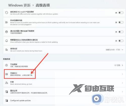 win11怎么开启传递优化_win11开启传递优化的操作步骤