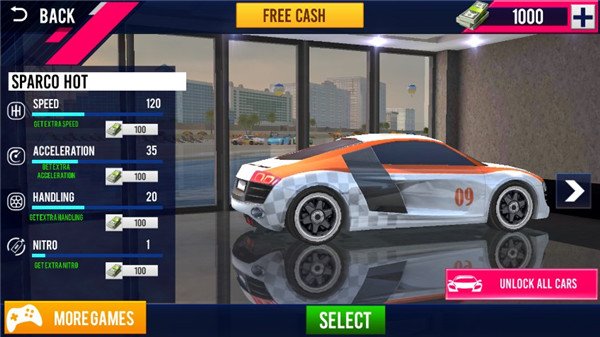 海滩赛车中文版