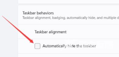 win11怎么隐藏任务栏 win11永久隐藏任务栏