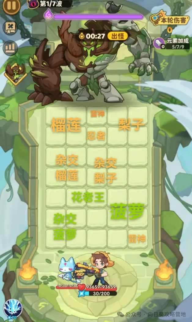 保卫向日葵虚空之境阵容摆放攻略大全