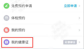 如何申请个人电子健康证