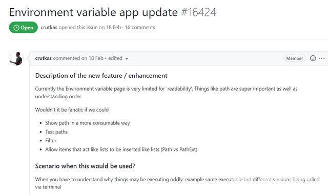 微软Win11/Win10将简化&ldquo;环境变量&rdquo;设置