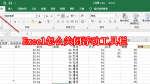 Excel如何关闭浮动工具栏