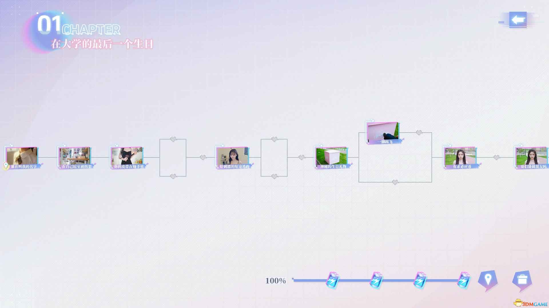 《完蛋！我被美女包围了！前传》全结局路线图 100%流程攻略图