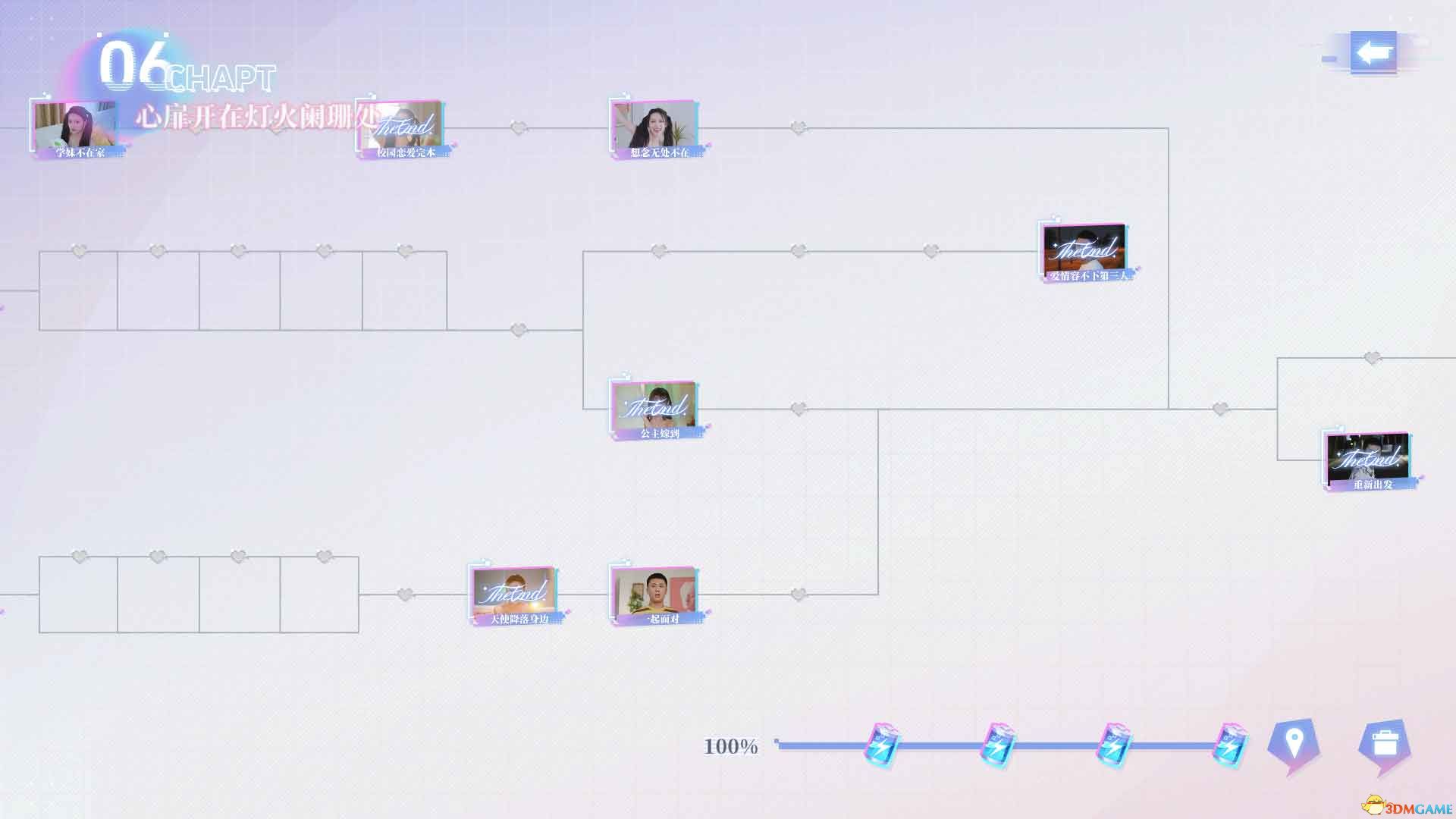 《完蛋！我被美女包围了！前传》全结局路线图 100%流程攻略图