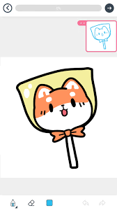 漫芽糖简笔画如何上色