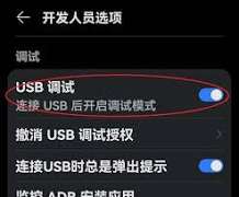 鸿蒙系统如何关闭usb调试