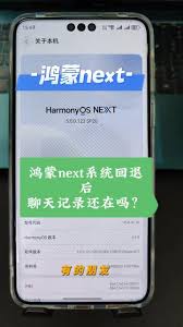 鸿蒙next如何恢复微信聊天记录