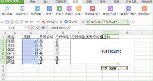 WPS如何进行求和运算