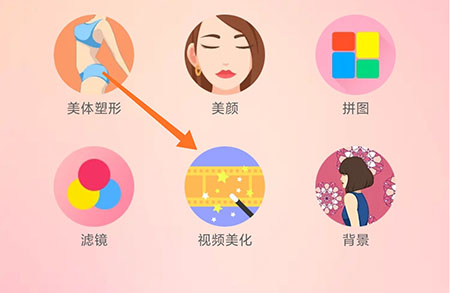 美啦相机美化视频怎么操作