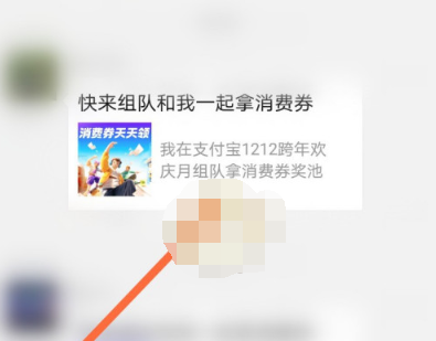 支付宝12月消费劵怎么加入队伍