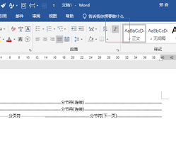 如何删除分节符