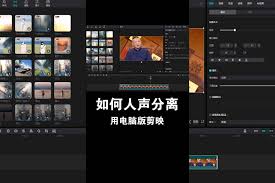 剪映专业版如何进行人声分离