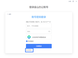 忘记WPS网页版登录密码如何找回