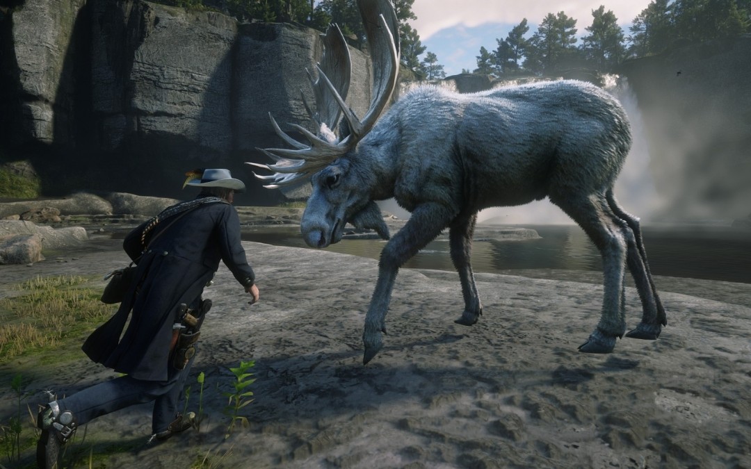 《荒野大镖客2》传说驼鹿捕获方法介绍