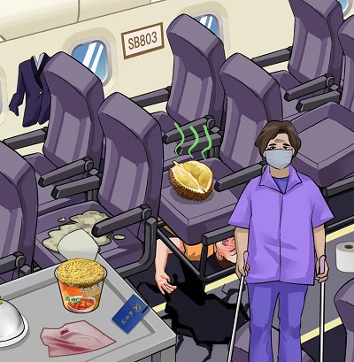 编个笑话整理机舱答案是什么