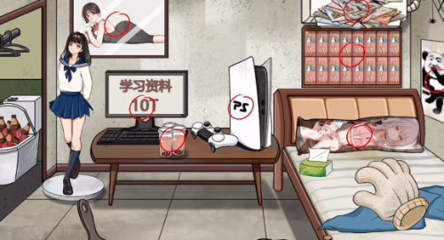 我玩梗贼6宅男卧室考古怎么玩