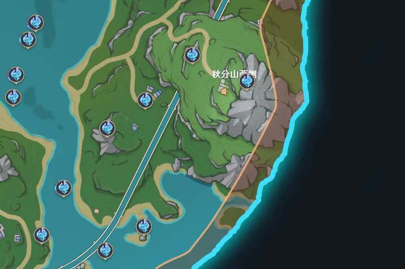 原神秋分山西侧水神瞳怎么找