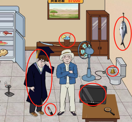 爆梗找茬王创业资金如何过关