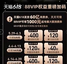 88VIP会员专属优惠活动有哪些