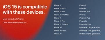 iOS15支持哪些机型