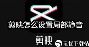 剪映如何设置局部静音