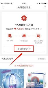 拼多多关闭先用后付的方法