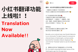小红书一键翻译如何设置