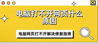 电脑网页无法打开