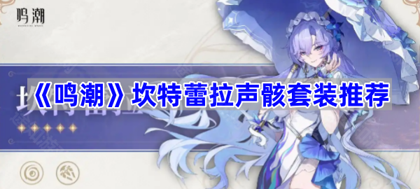 《鸣潮》坎特蕾拉声骸套装推荐