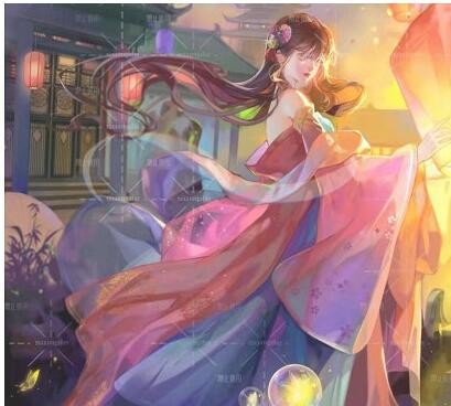 熊猫绘画头发上色教程