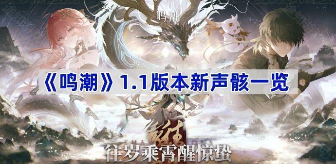 《鸣潮》1.1版本新声骸一览