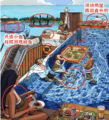 进击的汉字泳池派对关卡怎么过